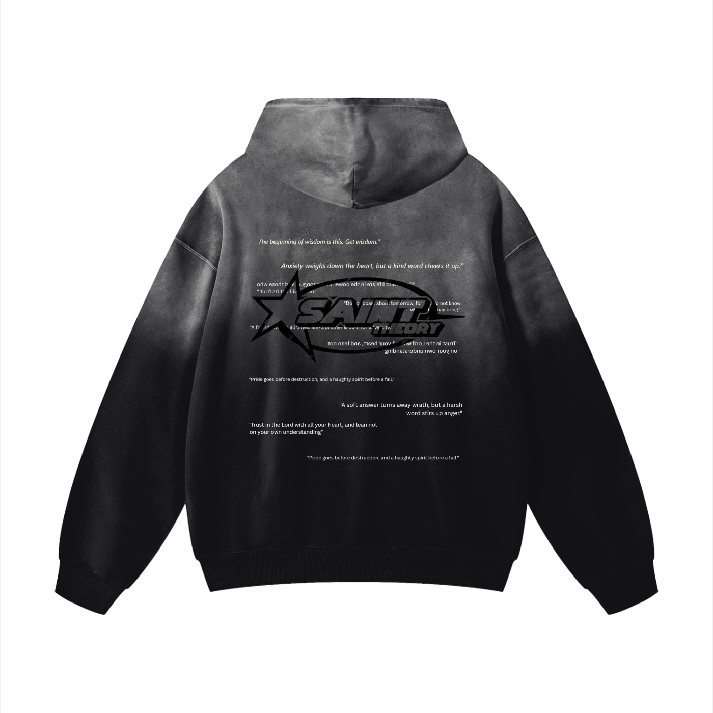 "proverbs" heavy cotton hoodie