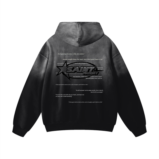 "proverbs" heavy cotton hoodie